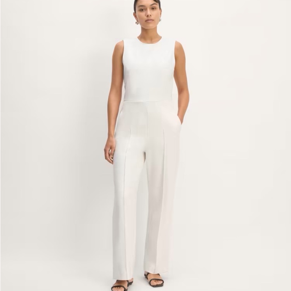 Everlane The Dream White Jumpsuit XS